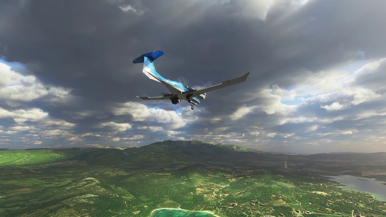 Microsoft Flight Simulator Development Video: Early DA62 Test Approach Video Still