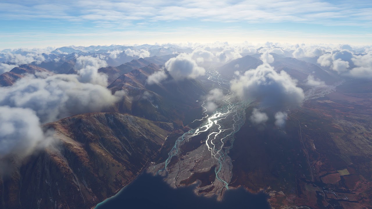 Microsoft Flight Simulator Development Video: Lake Tekapo, April Video Still