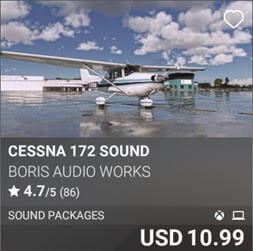 Cessna 172 Sound by Boris Audio Works. USD 10.99